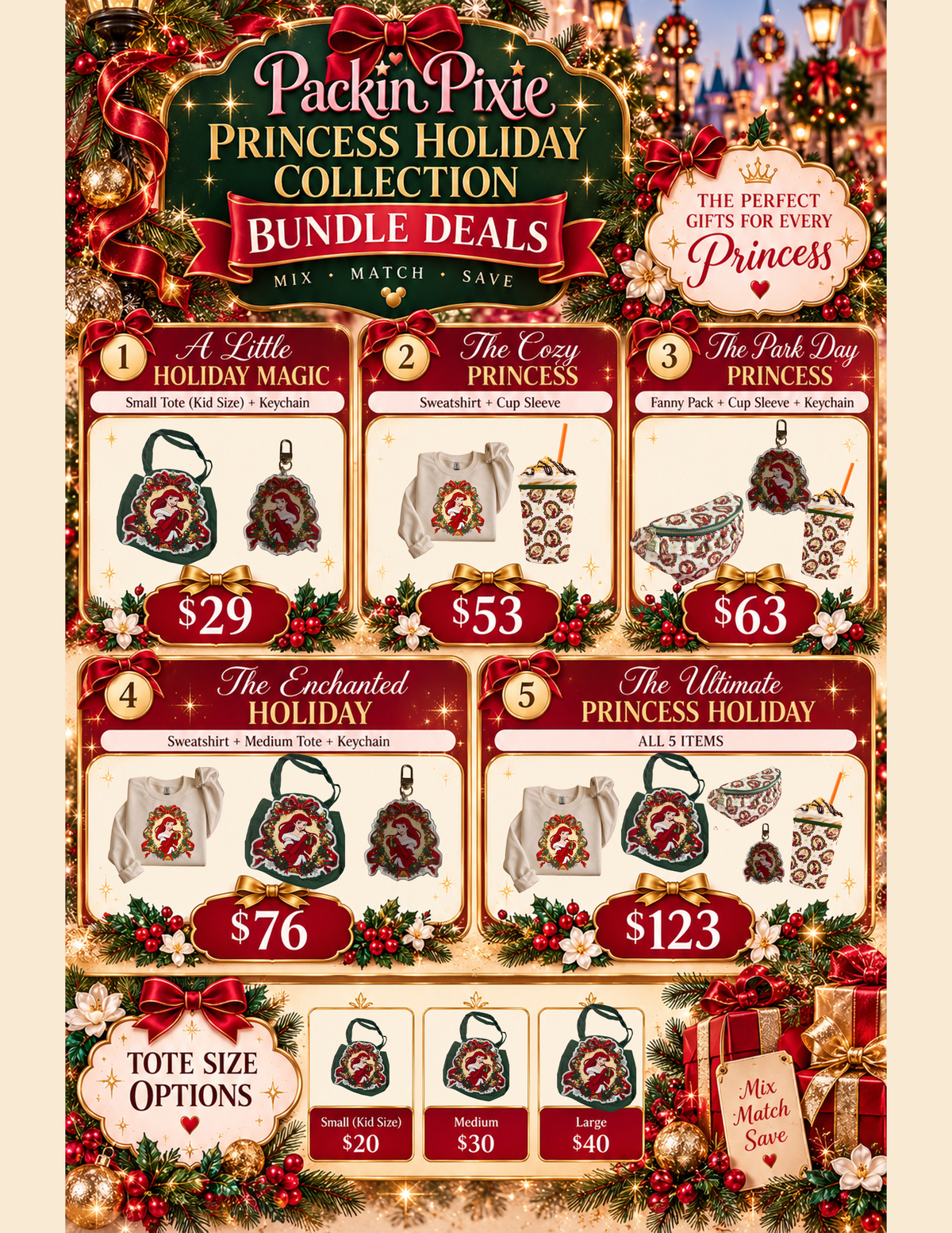 Princess Holiday Bundle- ARIEL