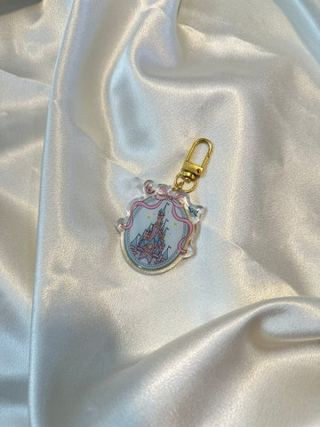Enchanted Castle Charm Keychain
