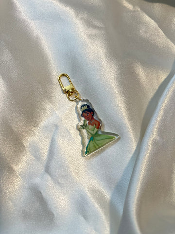 🐸 Bayou Princess Charm Keychain 🐸