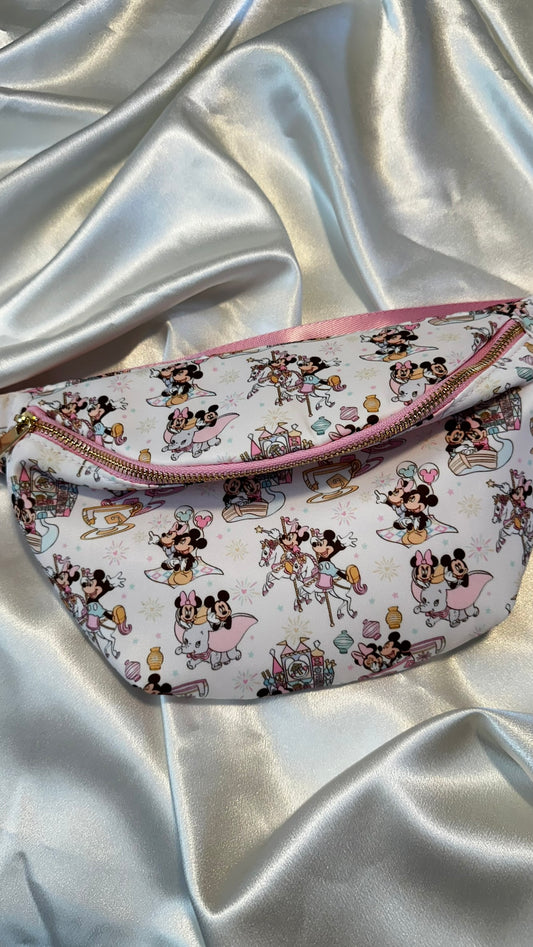 Teacups and Carousel Fanny Pack