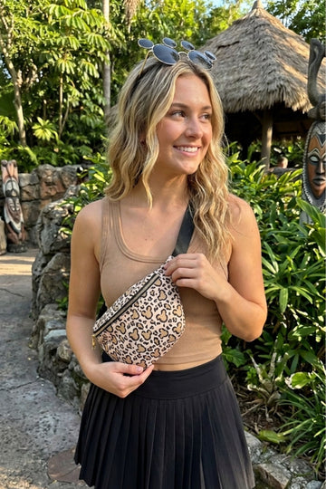 Leopard Print Fanny Pack