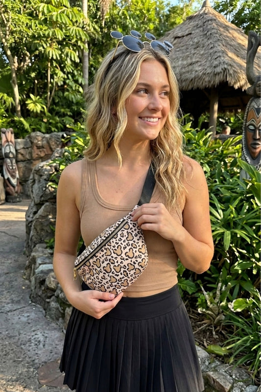 Leopard Print Fanny Pack