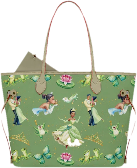 In the Bayou Tote Bag in green with drawstring sides